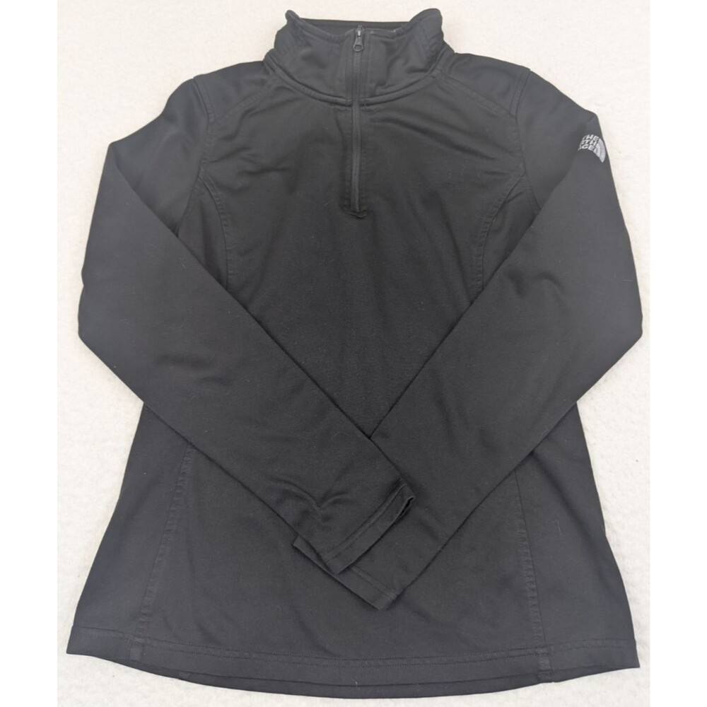 The North Face Women’s Small Petite Tech 1/4 Zip Pullover Black NF0A3LHC